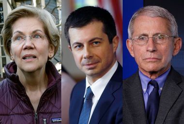 Elizabeth Warren; Pete Buttigieg; Anthony Fauci