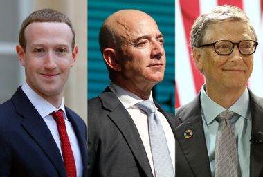 Mark Zuckerberg; Jeff Bezos; Bill Gates