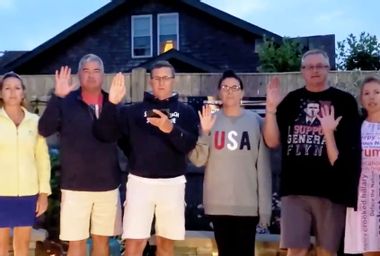 Image for Mike Flynn swears allegiance to QAnon in Fourth of July video