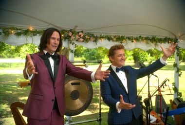 Keanu Reeves and Alex Winter in "Bill & Ted Face the Music"