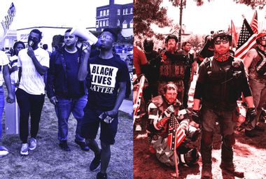Black Lives Matter; Left; Patriot Prayer; Right