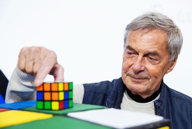 Erno Rubik, inventor of the Rubik's Cube
