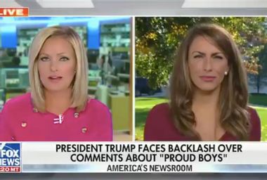 Image for Fox News host grills Trump spokesman on his Proud Boys remarks: 