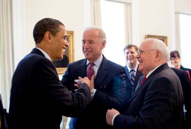 Barack Obama; Joe Biden; Mikhail Gorbachev
