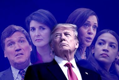 Donald Trump; Alexandria Ocasio-Cortez, Tucker Carlson; Nikki Haley; Kamala Harris