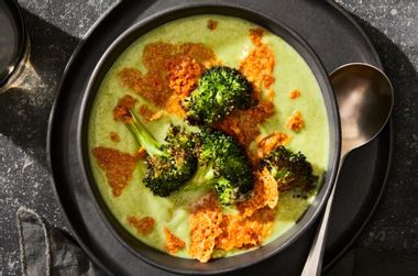 Image for Three-ingredient broccoli cheese soup — can you guess the third?