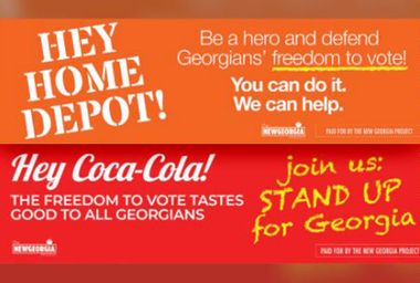 Coca-Cola; Home Depot; Voter Suppression