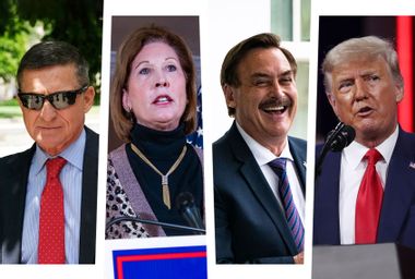 Michael Flynn; Sydney Powell; Mike Lindell; Donald Trump