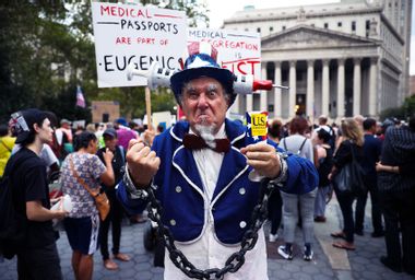 Anti Vaccine Mandate Protest