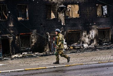 Ukrainian Soldier; Irpin, Ukraine