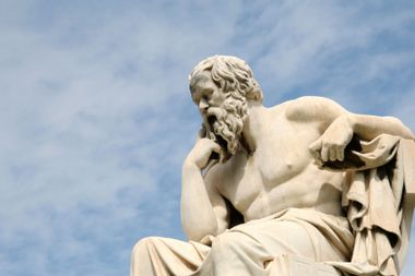 Statue of Socrates, the philosopher