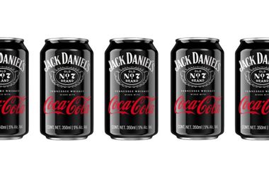 Jack and Coke canned cocktail