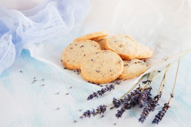 Lavender cookies