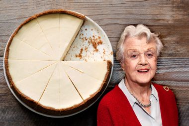 Angela Lansbury and cheesecake