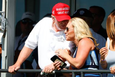 Donald Trump and Marjorie Taylor Greene