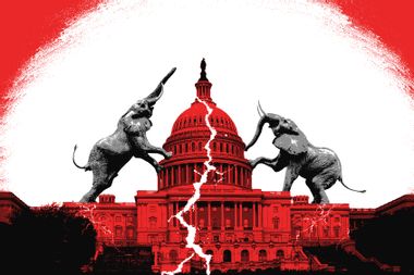 Elephants Cracking the US Capitol