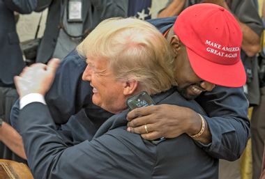 Image for Trump calls Kanye West 