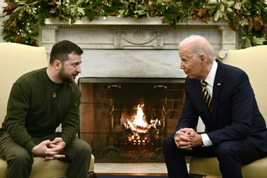US President Joe Biden and Ukraine's President Volodymyr Zelensky