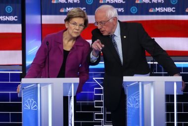 Elizabeth Warren and Bernie Sanders