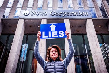 Protest Fox News NewsCorp Building