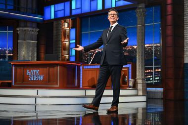 Image for Stephen Colbert gives us a peek at a 