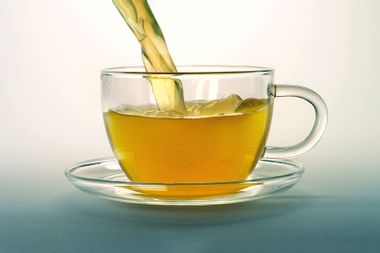 Pouring Green Tea