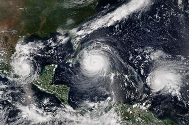 Satellite image of Hurricane Katia