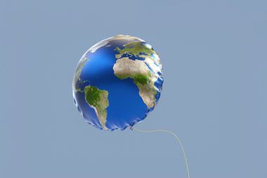 Helium Balloon Earth