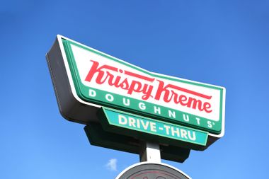 Krispy Kreme Doughnuts store sign