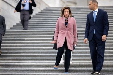 Image for Mother and son who aided in theft of Nancy Pelosi's laptop on Jan. 6 get home incarceration  