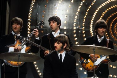 The Beatles performing on “Top of The Pops,” June 16, 1966