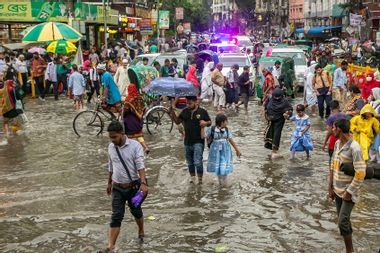 Flood In Dhaka, Bangladesh