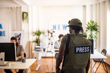 Black photo journalist newsroom