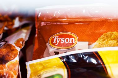 Tyson Frozen Chicken Product Bag