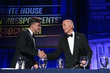 Image for Biden stole the White House correspondents’ dinner by dishing it out and taking it in return 