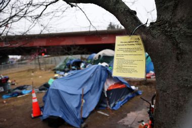 homeless encampment