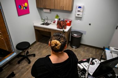 Woman patient Planned Parenthood Abortion Clinic