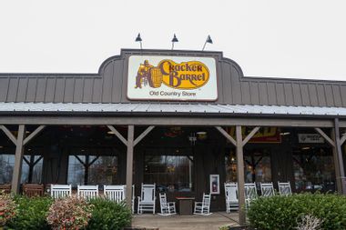 An exterior view of a Cracker Barrel Old Country Store.