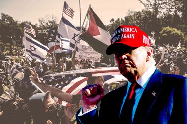 Donald Trump; Pro-Palestinian Pro-Israeli Protest