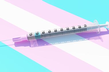 Transgender Flag Syringe Medical Healthcare