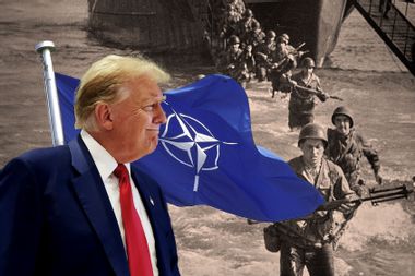 Donald Trump NATO D-Day