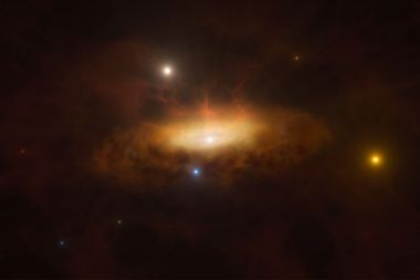 galaxy SDSS1335+0728 lighting up