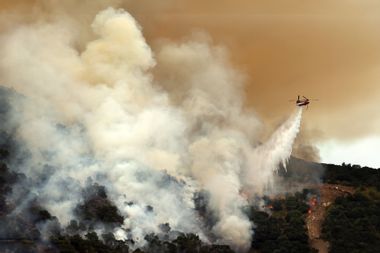 California Heat Wave Wild Fire