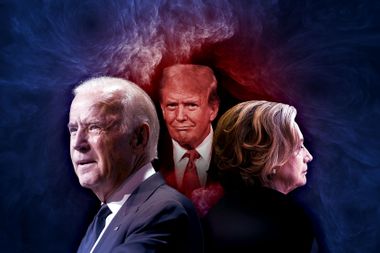 Joe Biden, Hillary Clinton and Donald Trump
