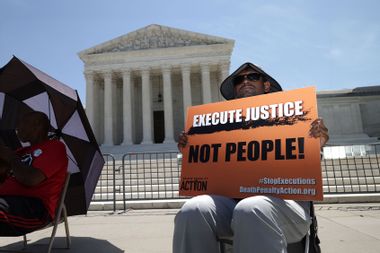 Anti Death Penalty Protest Sign Poster