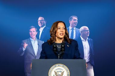 Kamala Harris, Andy Beshear, Josh Shapiro, Pete Buttigieg and Tim Walz