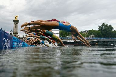 Olympics 2024 Triathlon Swimming Seine River