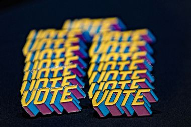 Vote pins