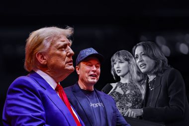 Donald Trump; Elon Musk; Kamala Harris; Taylor Swift