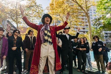 Timothee Chalamet lookalike contest in New York